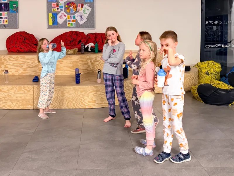 Druzina_lvicata_prespavani_ve_skole