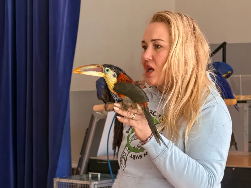 Papoušci_a_jeji_svět_přednáška_s_exotickými_ptáky